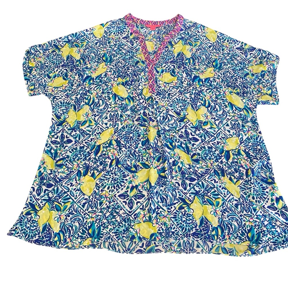 Lily Pulitzer Leland Caftan Beach Dress Beach Cover Up Zest For Life